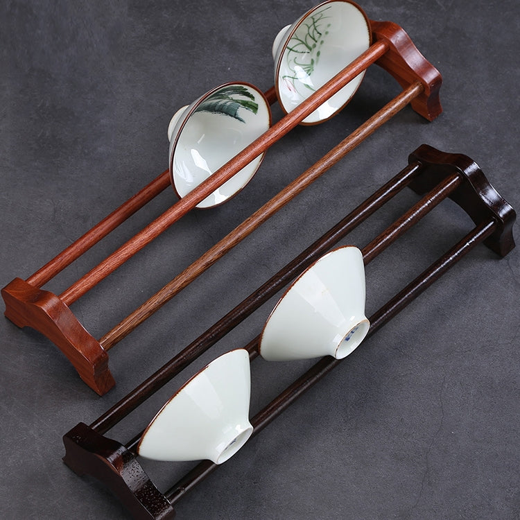 Creative Rosewood Kung Fu Tea Set Tea Cup Holder Drainage Rack
