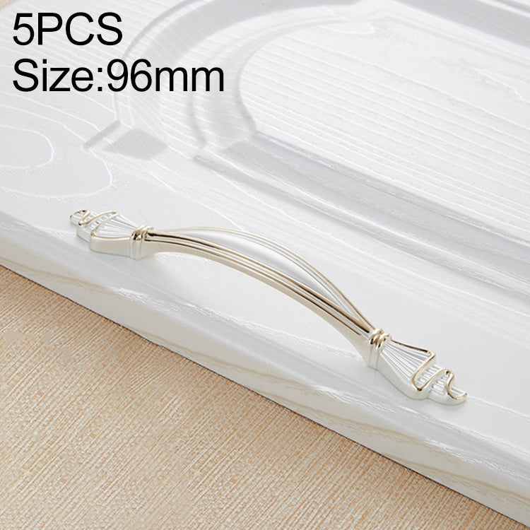 5 PCS 6543-96 Gold + Silver Modern Shoe Cabinet Wine Cabinet Handle