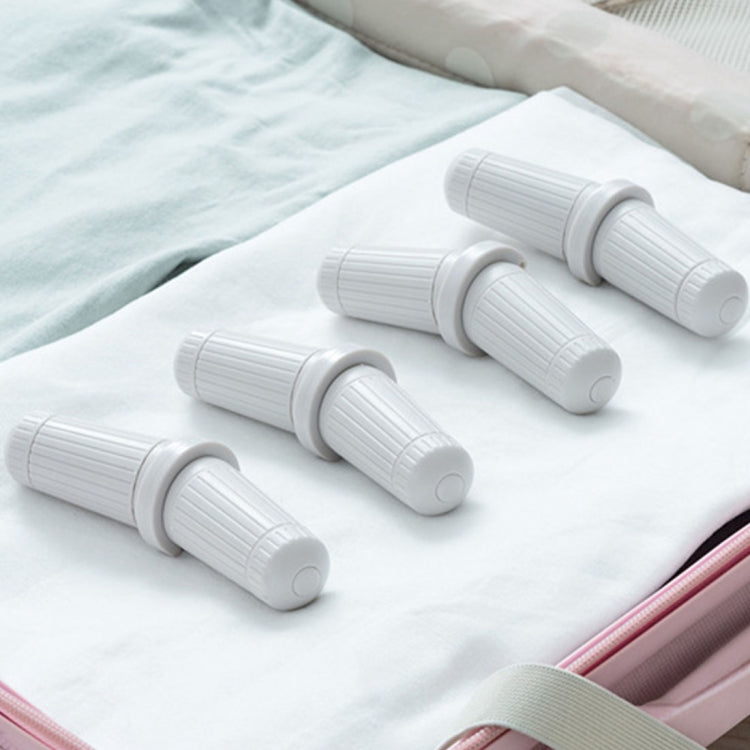 2 PCS Portable Telescopic Clothes Hanger Traveling Anti-skid Magic Drying Rack, Random Color Delivery