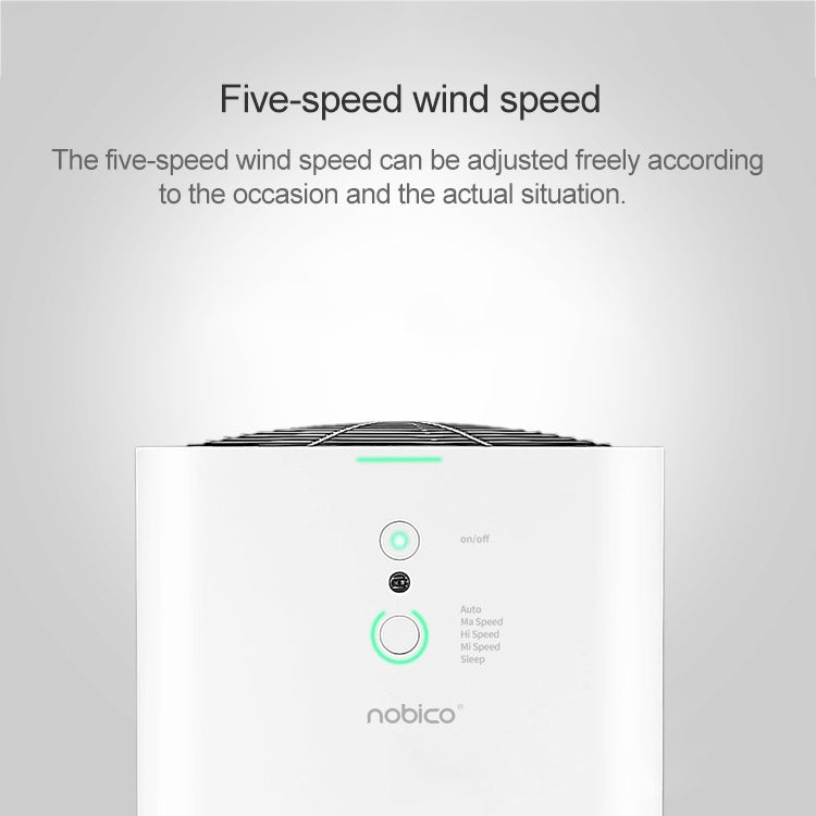 Nobico J016 Vertical Smart Wifi Wireless Home Bedroom Air Purifier