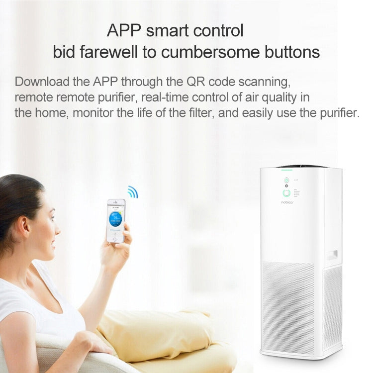 Nobico J016 Vertical Smart Wifi Wireless Home Bedroom Air Purifier
