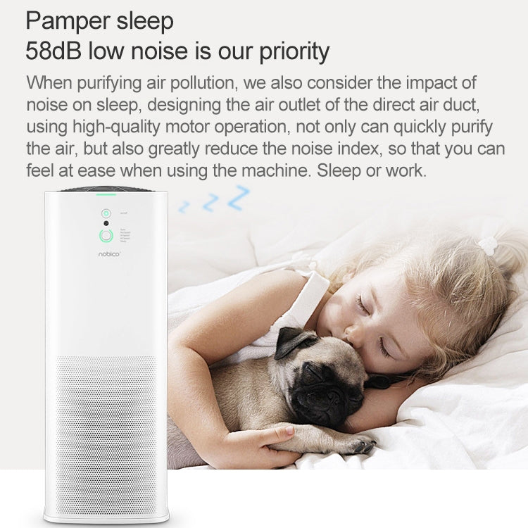 Nobico J016 Vertical Smart Wifi Wireless Home Bedroom Air Purifier