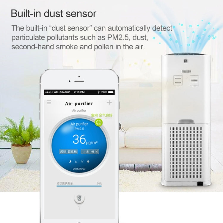 Nobico J016 Vertical Smart Wifi Wireless Home Bedroom Air Purifier