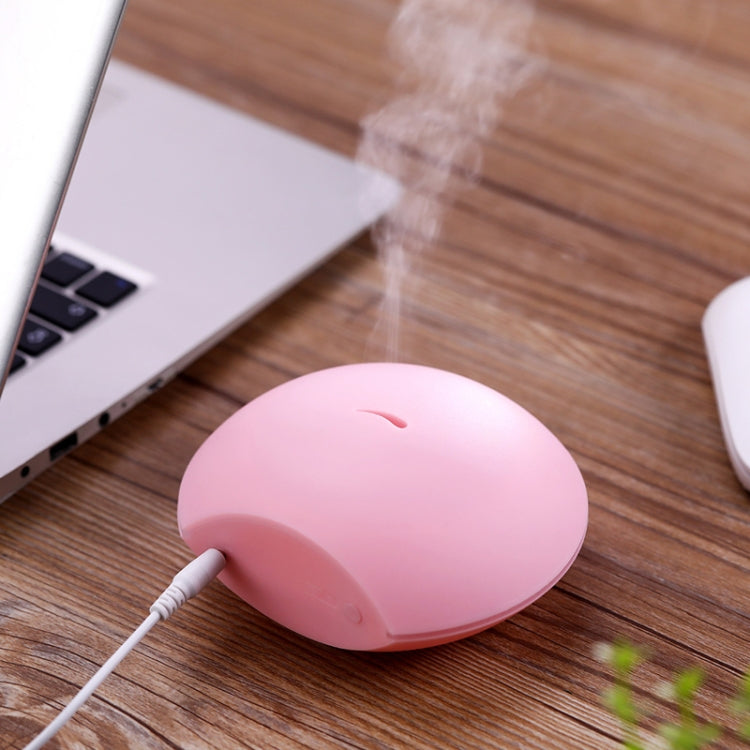 5W Portable Household Office Small Shell Shape Ultrasonic Diffuser Aroma Aromatherapy Humidifier, Capacity : 80ml(Pink)