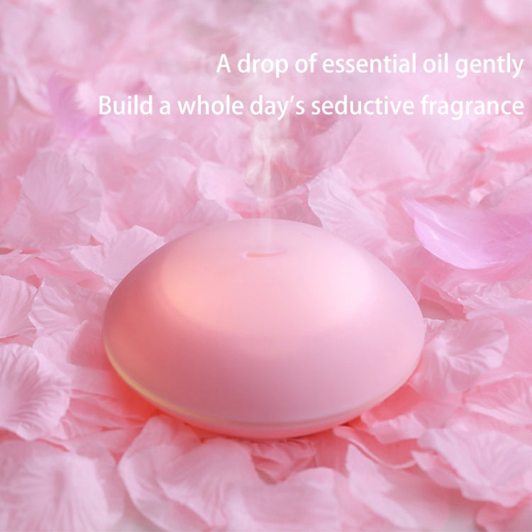 5W Portable Household Office Small Shell Shape Ultrasonic Diffuser Aroma Aromatherapy Humidifier, Capacity : 80ml(Pink)