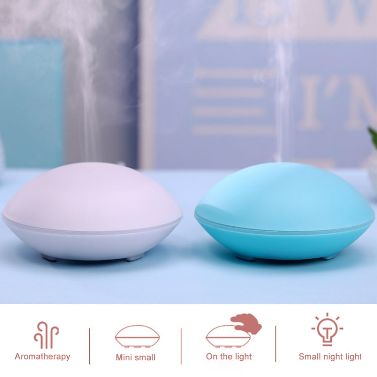 5W Portable Household Office Small Shell Shape Ultrasonic Diffuser Aroma Aromatherapy Humidifier, Capacity : 80ml(Pink)