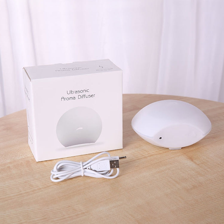 5W Portable Household Office Small Shell Shape Ultrasonic Diffuser Aroma Aromatherapy Humidifier, Capacity : 80ml(Pink)
