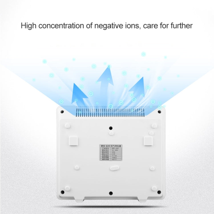 Nobico J022 Wall-mounted Remote Air Purifier UV Lamp Negative Ion Sterilization Filter Odor