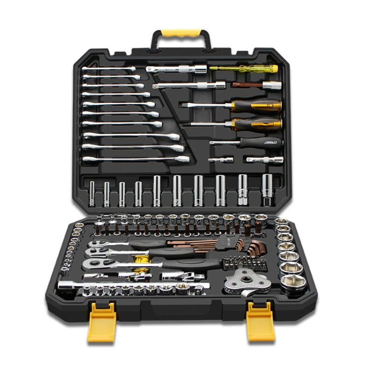 140 PCS Ratchet Wrench Set Car Repair Combination Hardware Toolbox