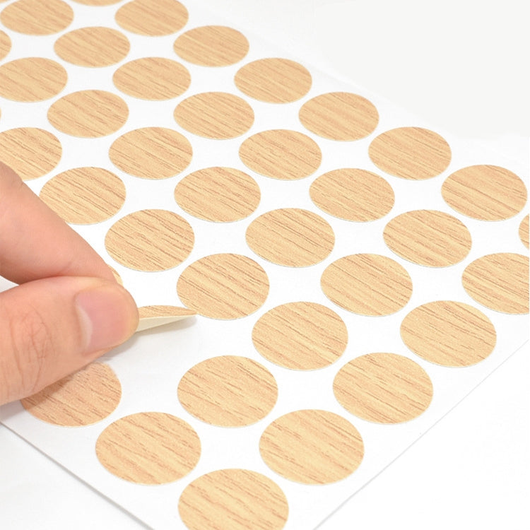100PCS/Box 3 in 1 Decorative Dust Cover Paper Hole Stickers Furniture Cabinet Self-adhesive Sealing Stickers