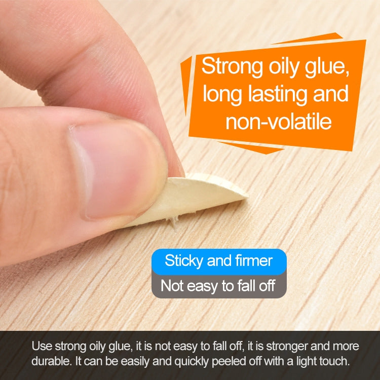 100PCS/Box 3 in 1 Decorative Dust Cover Paper Hole Stickers Furniture Cabinet Self-adhesive Sealing Stickers