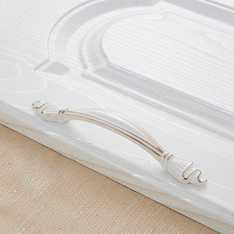 3 PCS 6543-128 Fuji White Modern Shoe Cabinet Wine Cabinet Handle