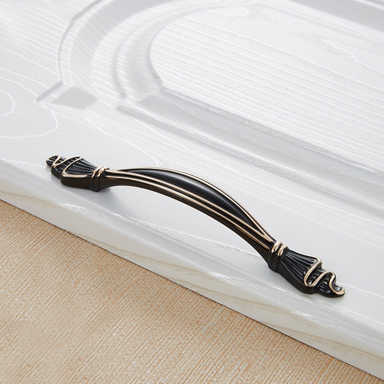 3 PCS 6543-128 Fuji Black Modern Shoe Cabinet Wine Cabinet Handle