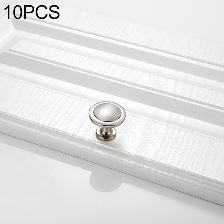 10 PCS 4003-single Double White Zinc Alloy Cabinet Drawer Door Handle