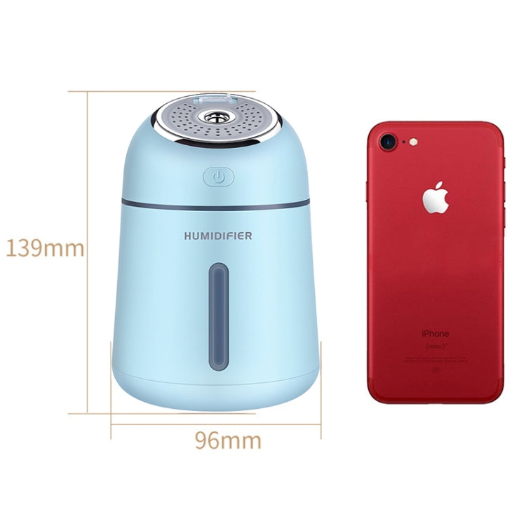 Little-Q Ultrasonic Essential Oil Diffuser Aromatherapy Aroma Humidifier with LED Night Light for Office, Home Bedroom, Car, Support USB Output, Capacity: 330ml, DC 5V