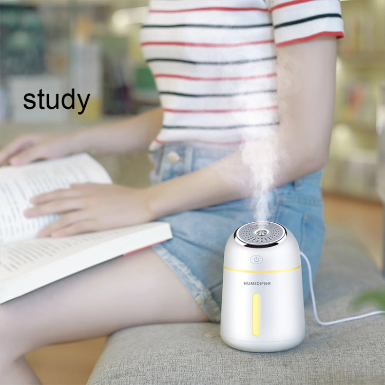 Little-Q Ultrasonic Essential Oil Diffuser Aromatherapy Aroma Humidifier with LED Night Light for Office, Home Bedroom, Car, Support USB Output, Capacity: 330ml, DC 5V