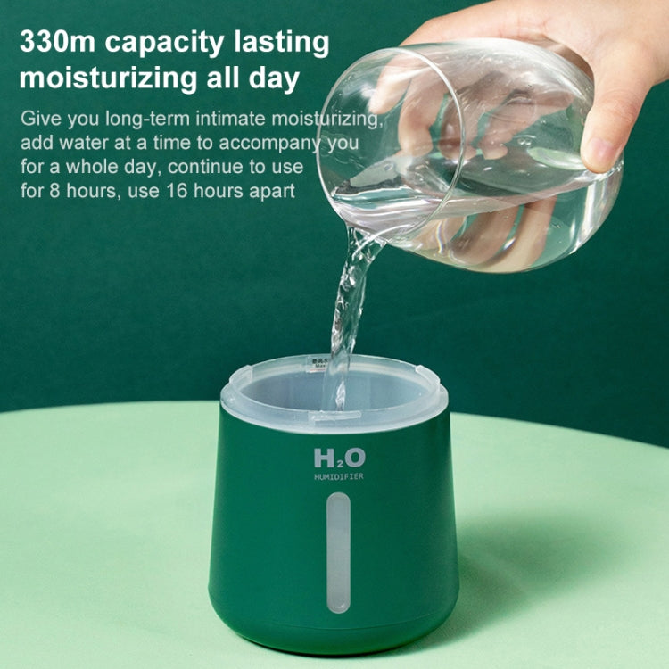 Little-Q Ultrasonic Essential Oil Diffuser Aromatherapy Aroma Humidifier with LED Night Light for Office, Home Bedroom, Car, Support USB Output, Capacity: 330ml, DC 5V