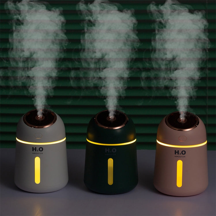 Little-Q Ultrasonic Essential Oil Diffuser Aromatherapy Aroma Humidifier with LED Night Light for Office, Home Bedroom, Car, Support USB Output, Capacity: 330ml, DC 5V