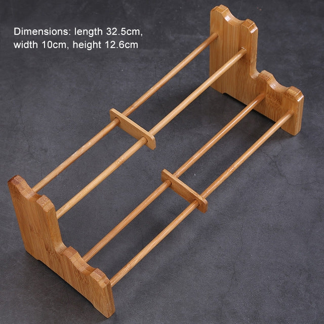 Creative Double-deck Kung Fu Tea Set Tea Cup Holder Drainage Rack