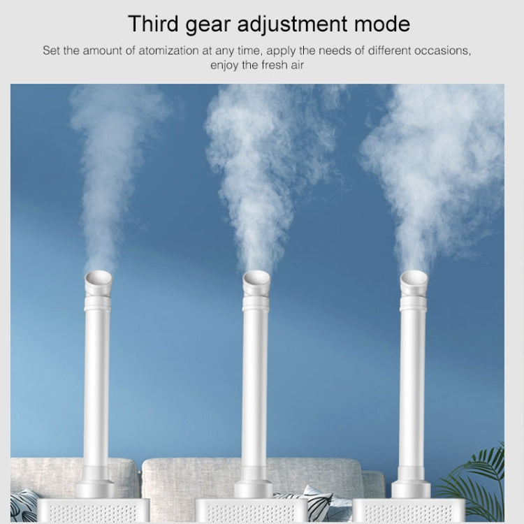 Console Mode Household Air Humidifier Large Capacity Commercial Intelligent Vegetable Preservation Machine Automatic Alcohol Sprayer, Upgraded Intelligent Version(White)