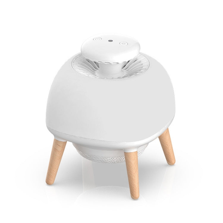 4W Ultraviolet Mosquito Trap Lamp USB Electric Pest Repeller Intelligent Light Control(White)