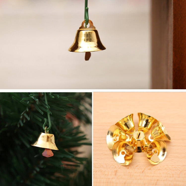 50 PCS Christmas Decorating Christmas Tree Small Bells Decoration Supplies, Size: 2*2cm