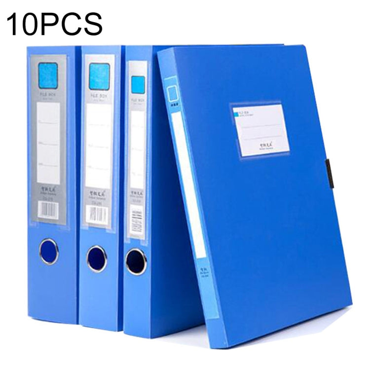 10 PCS Office Supplies 2cm A4 Plastic File Box Document Folder