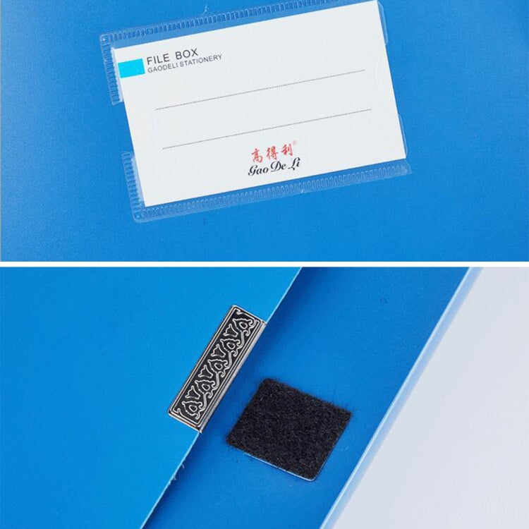 10 PCS Office Supplies 2cm A4 Plastic File Box Document Folder