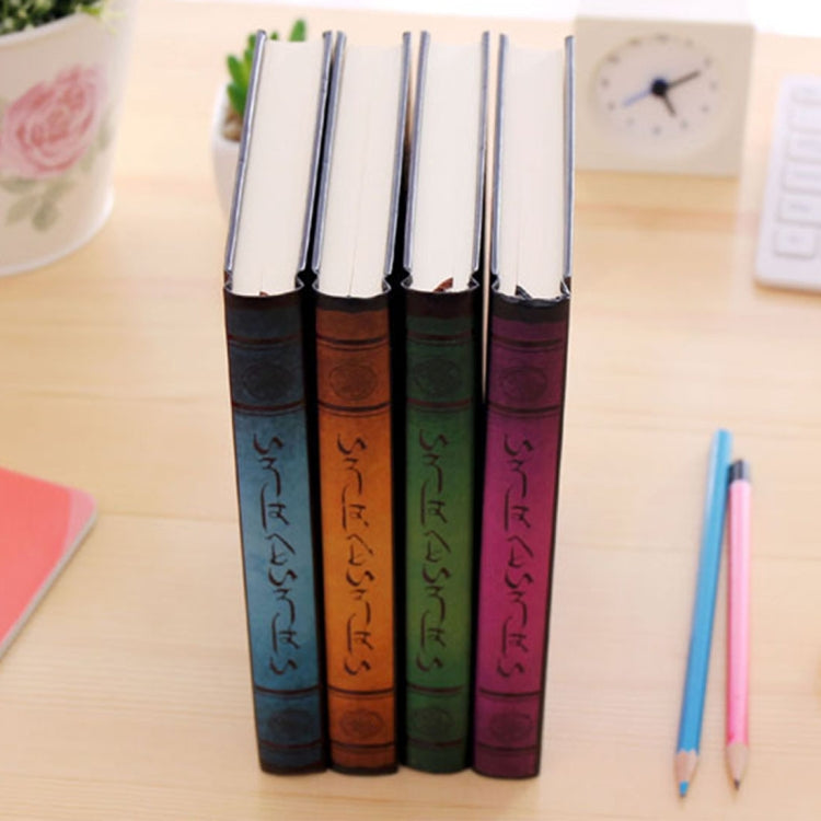 2 PCS Retro Hardback Perfect Binding Notebook Diary Book, Random Color Delivery