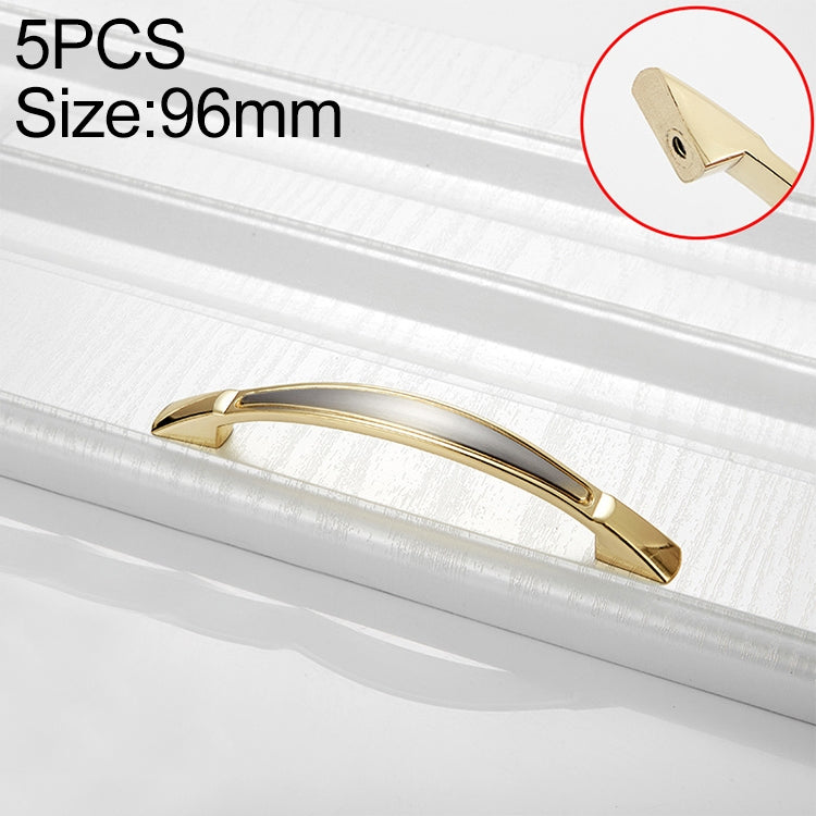 5 PCS 4091-96 Double Gold Zinc Alloy Cabinet Drawer Door Handle