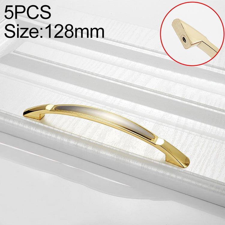 5 PCS 4091-128 Double Gold Zinc Alloy Cabinet Drawer Door Handle