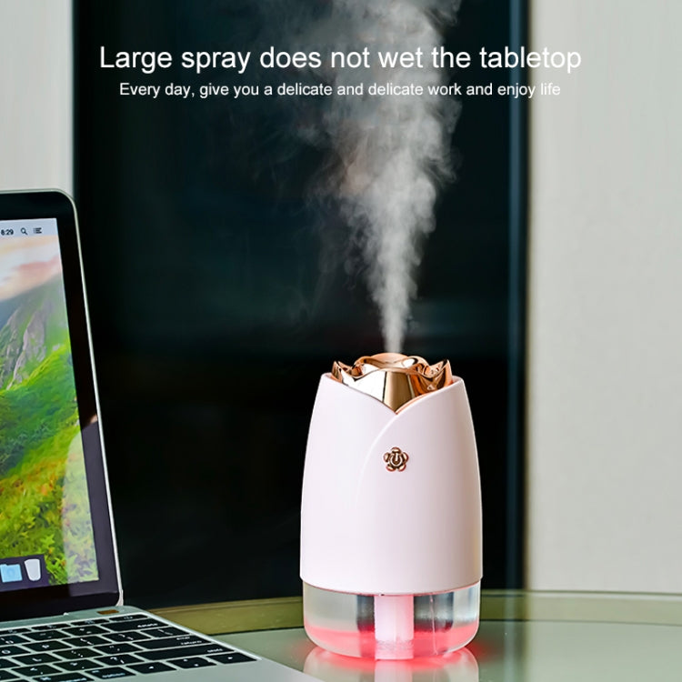 WT-H19 Rose Atomizing Humidifier with Colorful Night Lights, Water Tank Capacity: 230mL