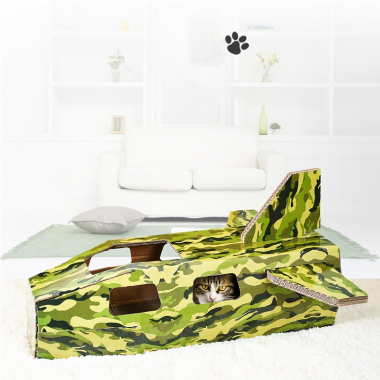 CP-253 Creative Fighter Cat house Cat Litter Corrugated Paper Cat Scratch Board Grinding Claw Toy