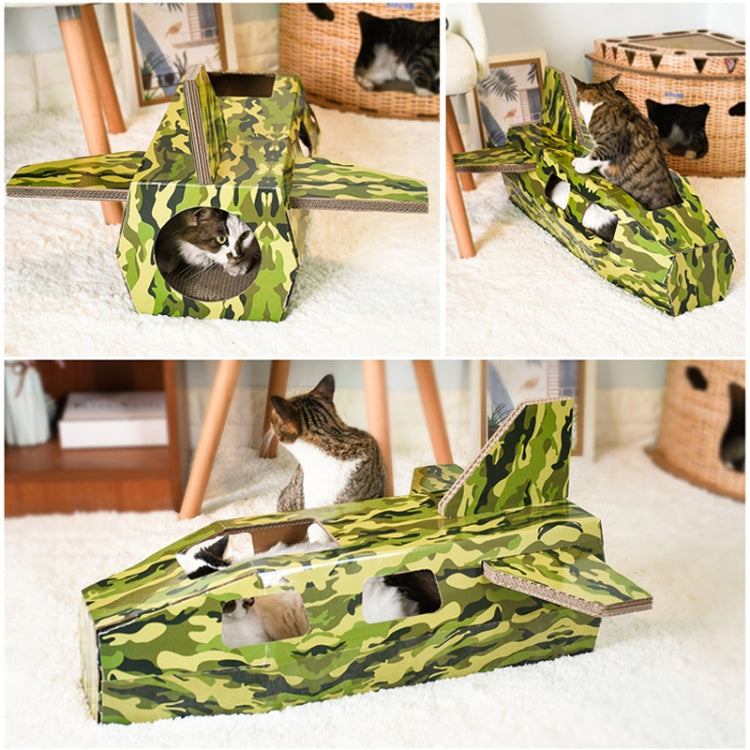 CP-253 Creative Fighter Cat house Cat Litter Corrugated Paper Cat Scratch Board Grinding Claw Toy