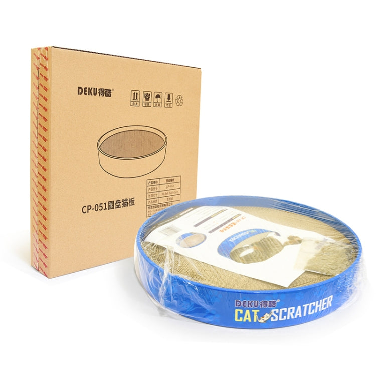 CP-051 Disc-shaped Corrugated Paper Cat Scratch Board Cat Litter Claw Toy