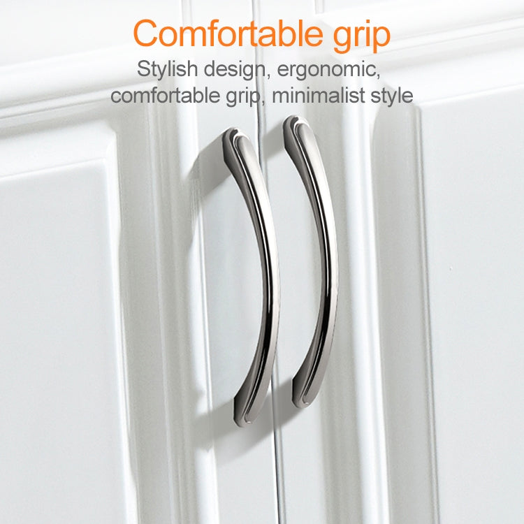 3 PCS 4093-128 Double White Zinc Alloy Cabinet Drawer Door Handle