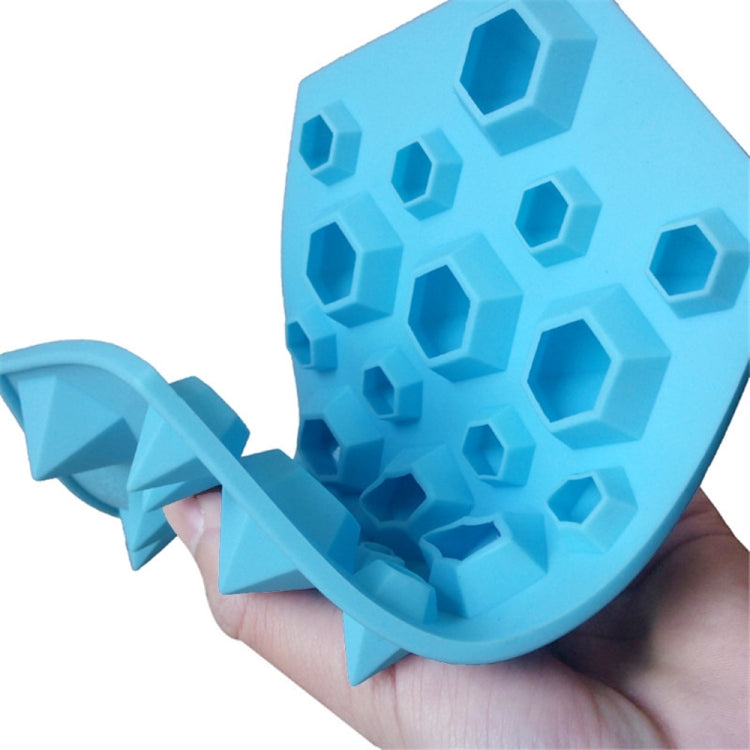 3D Diamonds Gem Cool Ice Cube Chocolate Soap Tray Mold Silicone Ice Cube Mold Maker Moulds, Random Color Delivery