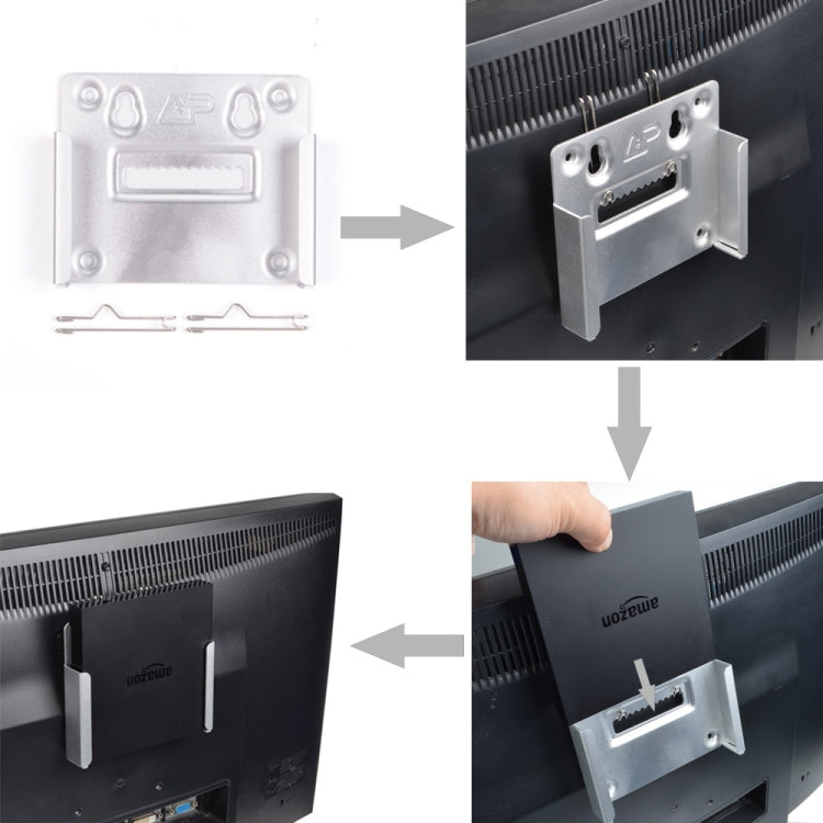 Universal TV Wall-mounted Stand Bracket Holder LED Monitor Television(Silver)