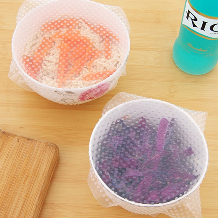 2 PCS Reusable Multifunctional Silicone Food Fresh Keeping Wrap Kitchen Tool, Size: 16*16cm