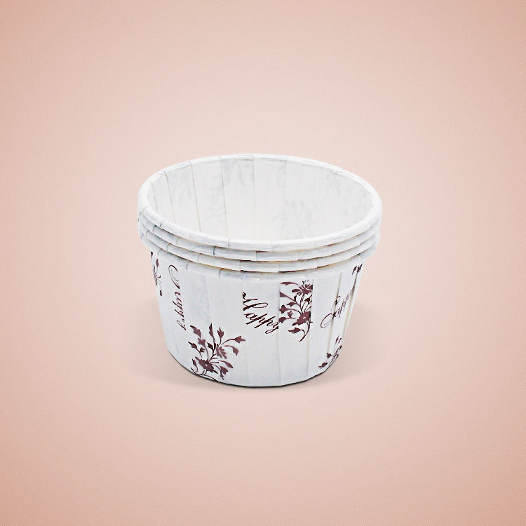 3000 PCS Flower Pattern Round Lamination Cake Cup Muffin Cases Chocolate Cupcake Liner Baking Cup, Size: 5 x 3.8 x 3cm