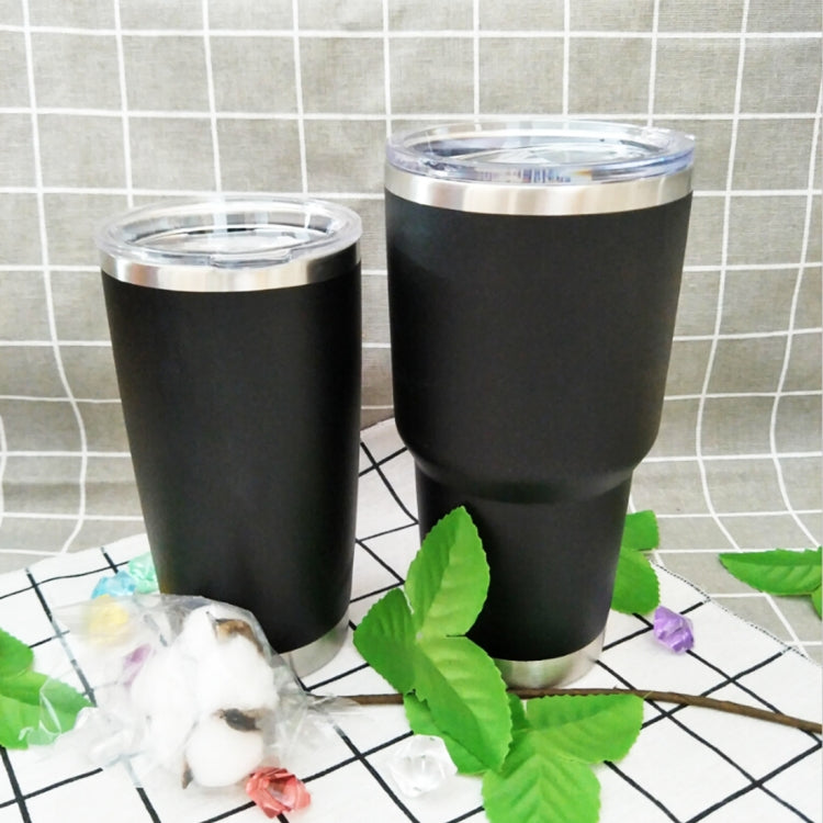 887ml European and American Style Stainless Steel Car Cup, Random Color Delivery