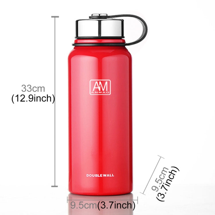 1500ml Outdoor Vacuum Stainless Steel Heat Insulation Cup Portable Large Capacity Sports Bottle