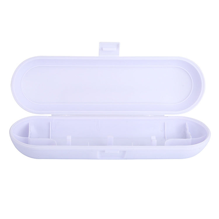2 PCS Portable Universal Electric Toothbrush Toothpaste Travel Carry Storage Box for Philips / Braun / Panasonic (White)