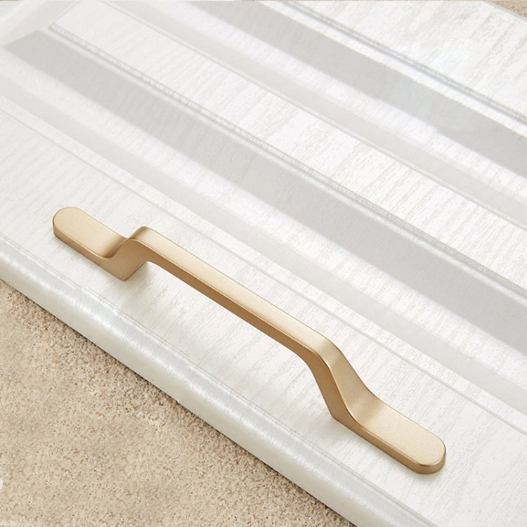 5 PCS 9008-96 Modern Simple Cabinet Door Handle Drawer Wardrobe Zinc Alloy Handle(Gold)