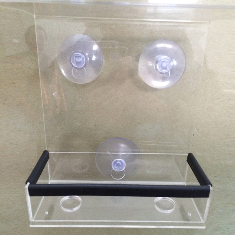 Creative Transparent Plexiglass Square Box Bird Feeder