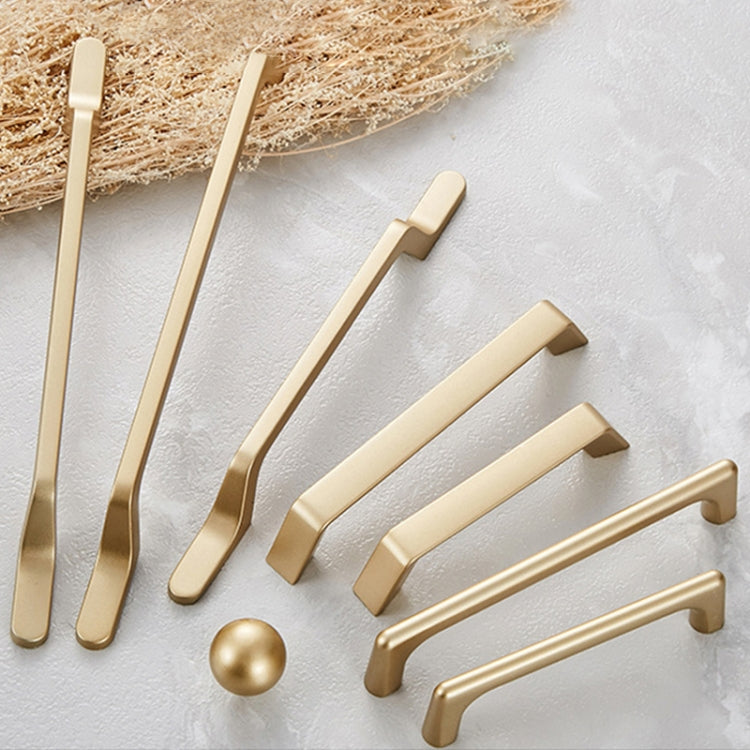 3 PCS 9009-96 Modern Simple Cabinet Door Handle Drawer Wardrobe Zinc Alloy Handle(Gold)