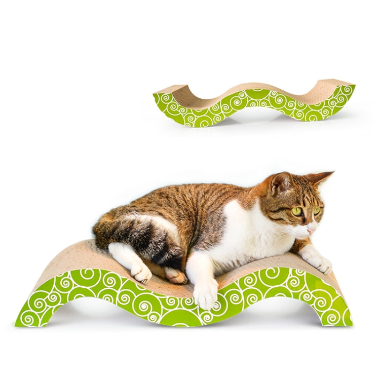 CP-044 M-shaped Corrugated Paper Cat Scratch Board Cat Mats Grinding Claw Toy
