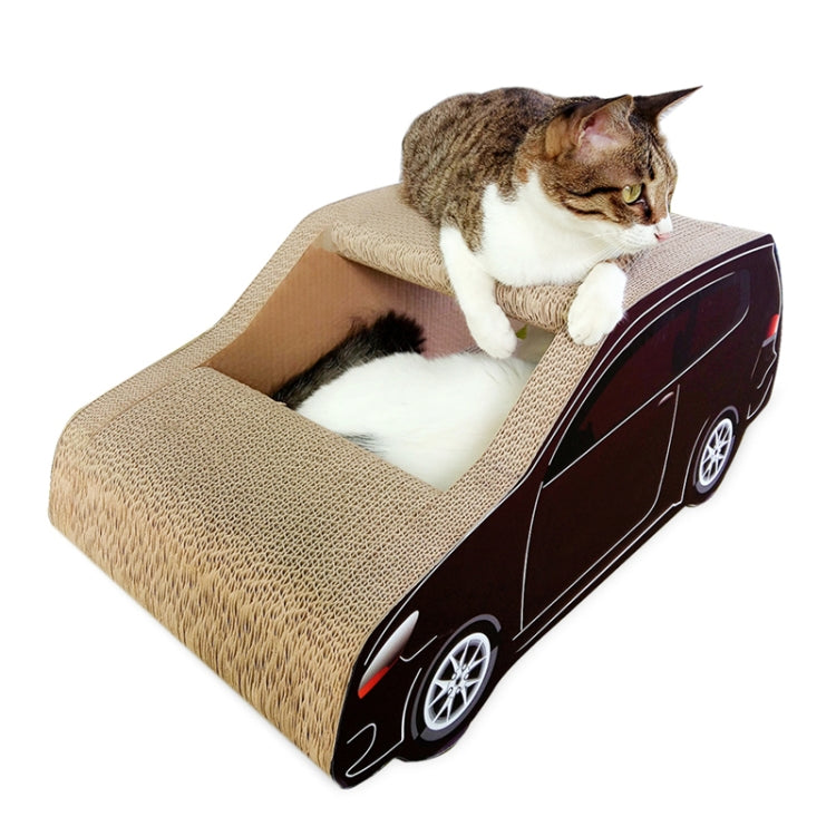 SUV Car Shaped Cat Litter Corrugated Paper Cat Scratch Board Grinding Claw Toy