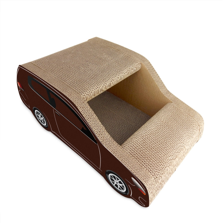 SUV Car Shaped Cat Litter Corrugated Paper Cat Scratch Board Grinding Claw Toy