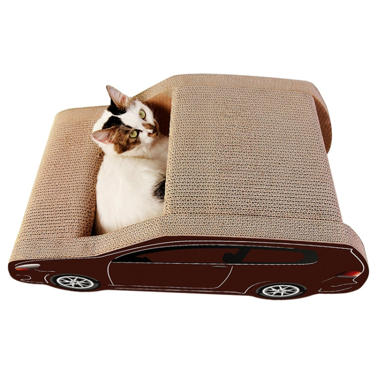 SUV Car Shaped Cat Litter Corrugated Paper Cat Scratch Board Grinding Claw Toy